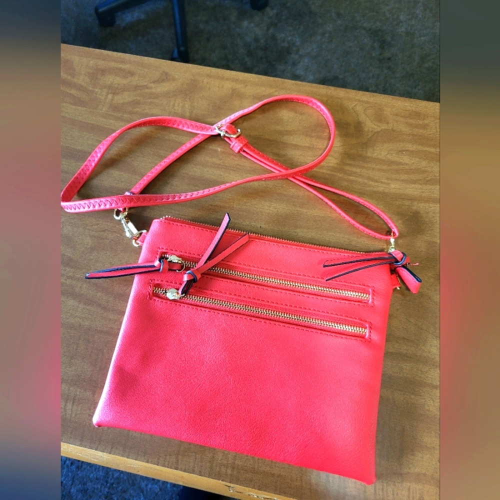 Candy Apple Red crossbody bag women's OS  #1678